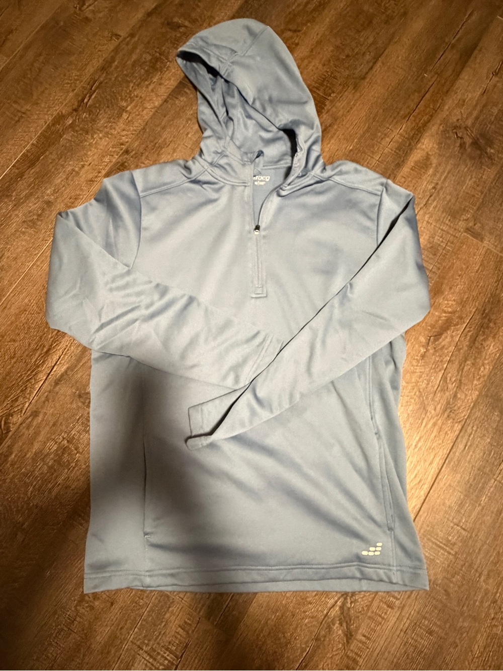 bcg Light Blue Hooded Pullover Sweatshirt